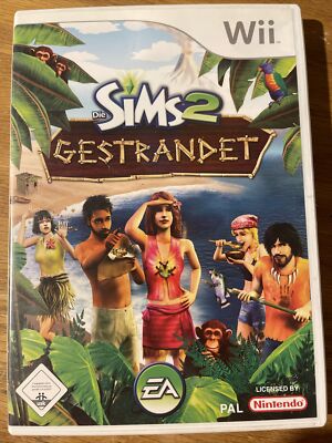 NINTENDO WII SPIEL'' DIE SIMS 2 GESTRANDET | gut | KOMPLETT