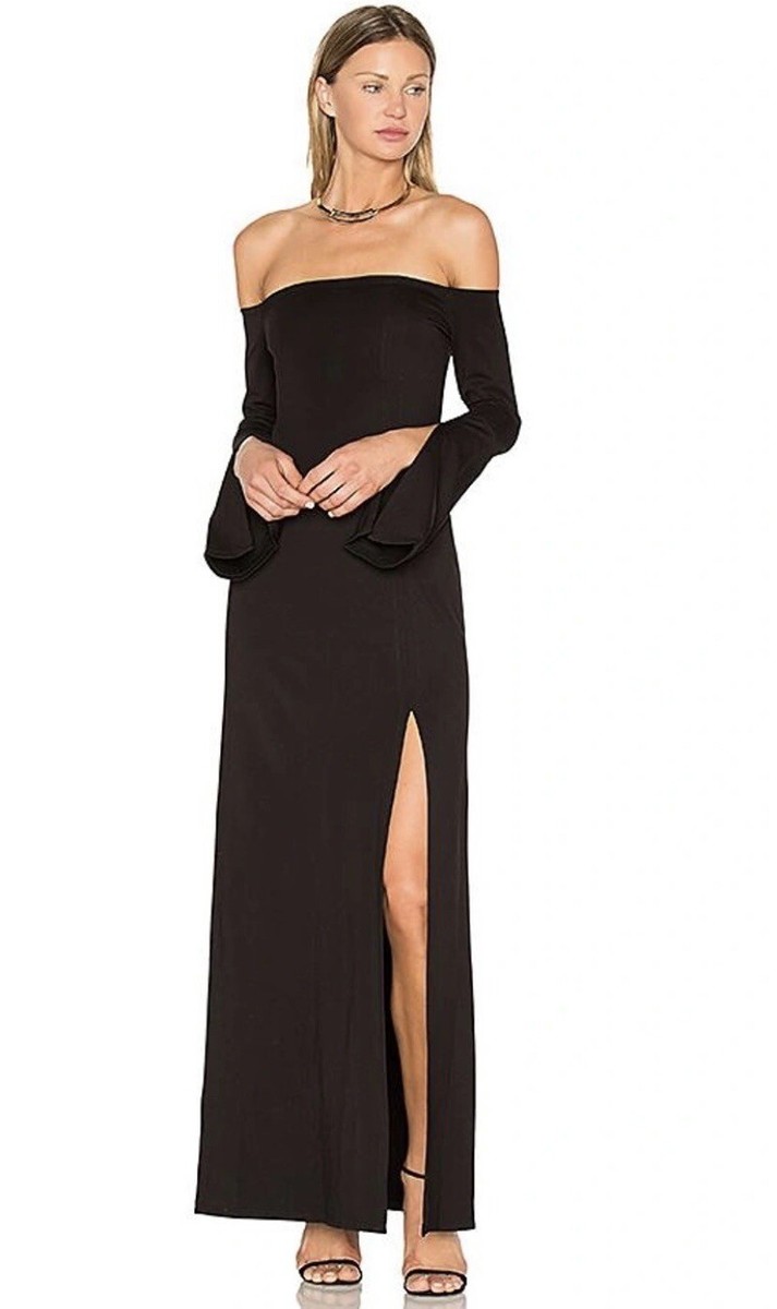 alexis off the shoulder dress SOLACE LONDON ALEXIS OFF THE SHOULDER DRESS