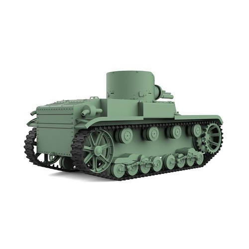 SSMODEL SS48546 1/48 Military Model Kit US T1E6 Light Tank WoT WAR - Picture 3 of 9