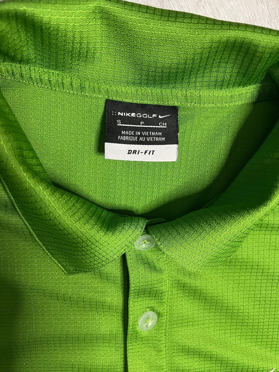 NIKEポロ M グリーン ナイキゴルフ NIKE GOLF FRI-FIT ポロシャツ ライン スウッシュ