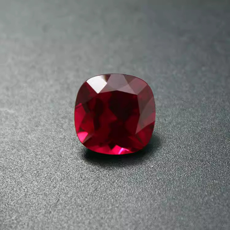 8mm Fatsquare Crystal Carbuncle Gems Barklyite Ruby Stone Gemstone Gem ...