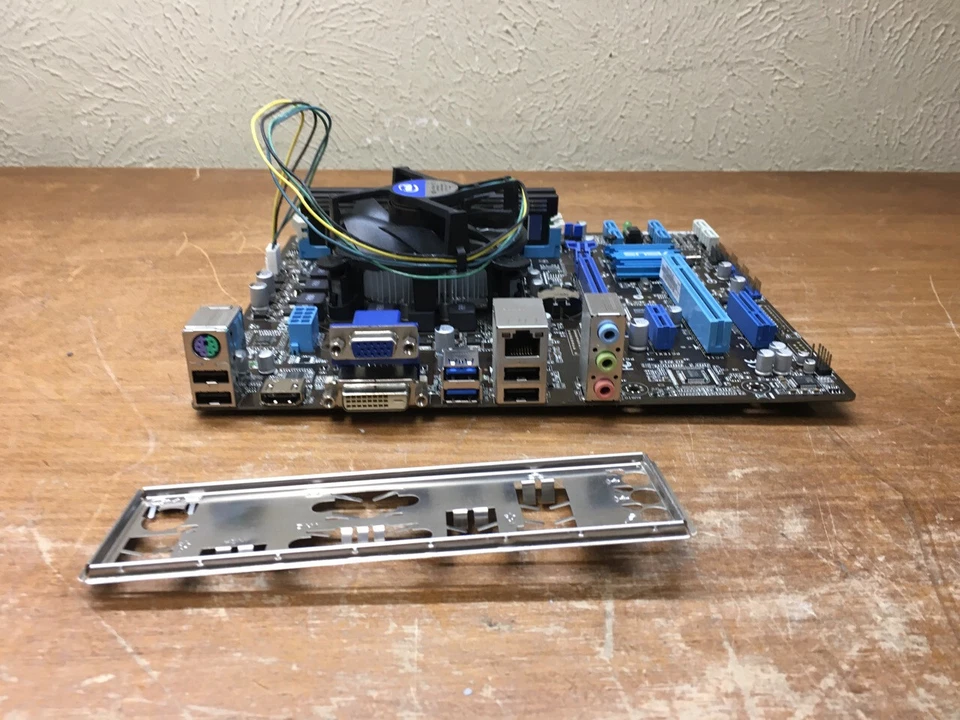 Asus P8H77-M LE Intel i7-2600 LGA 1155 Motherboard H77 HDMI DVI VGA 8GB DDR3 RAM - Image 3 of 4