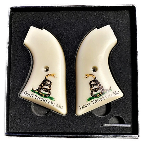  HERITAGE ARMS ROUGH RIDER IMITATION IVORY DON'T TREAD ON ME GRIPS .22 & .22 MAG - Image 2 of 4