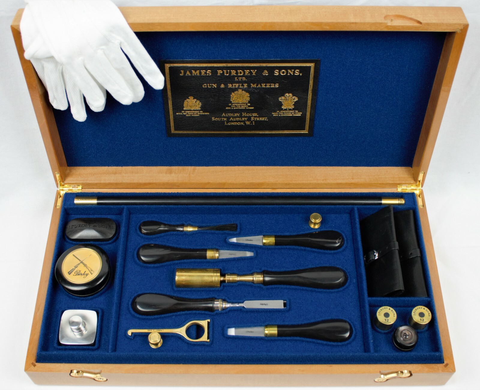 JAMES PURDEY & SONS LUXURY CLEANING KIT for SHOTGUN 12 GA for westley