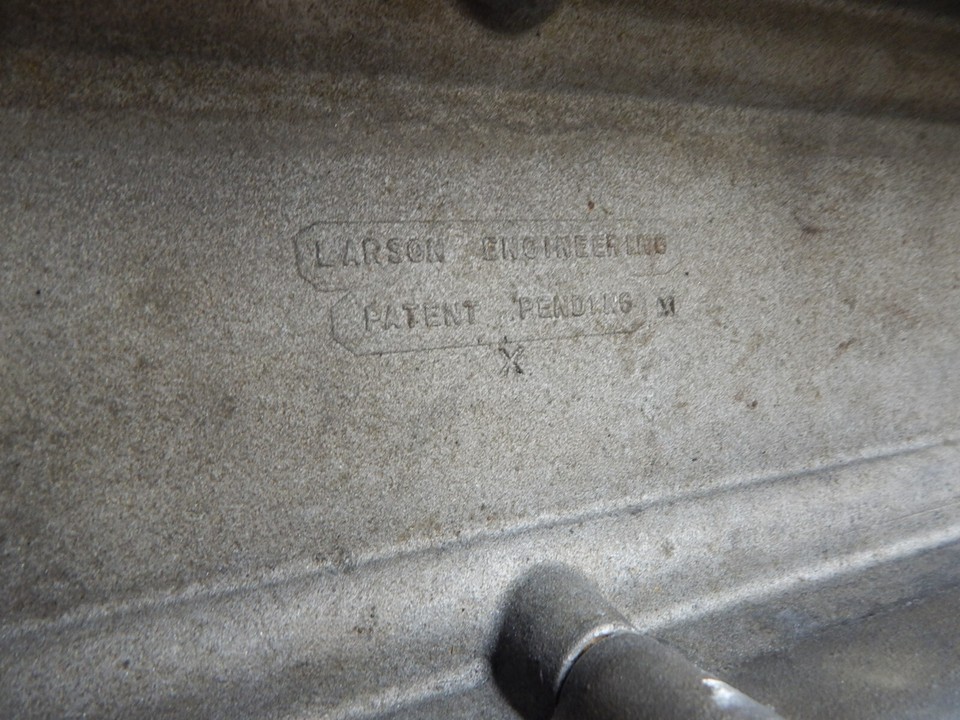 LARSON VALVE COVERS SBC ALUMINUM POLISHED RARE SMALL BLOCK CHEVY eBay