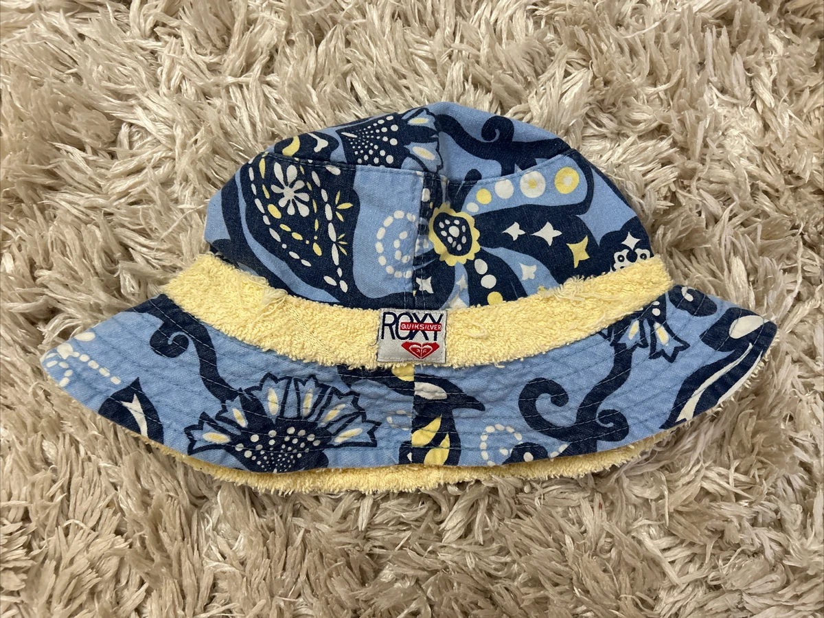 Roxy Girls Blue Floral Bucket Hat