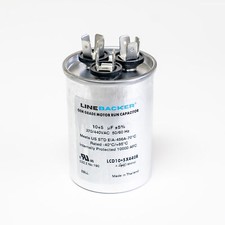 Supco Capacitor Round Dual Run 10 5 uf mfd 370/440 Volts for HVAC Motors