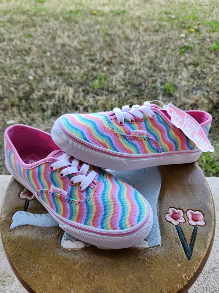 Rainbow cheap girl vans