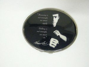 bruce lee belt buckle