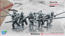 BattleCat Miniatures WW2 Japanese Bamboo Spearmen Infantry Bolt Action 28mm 3D