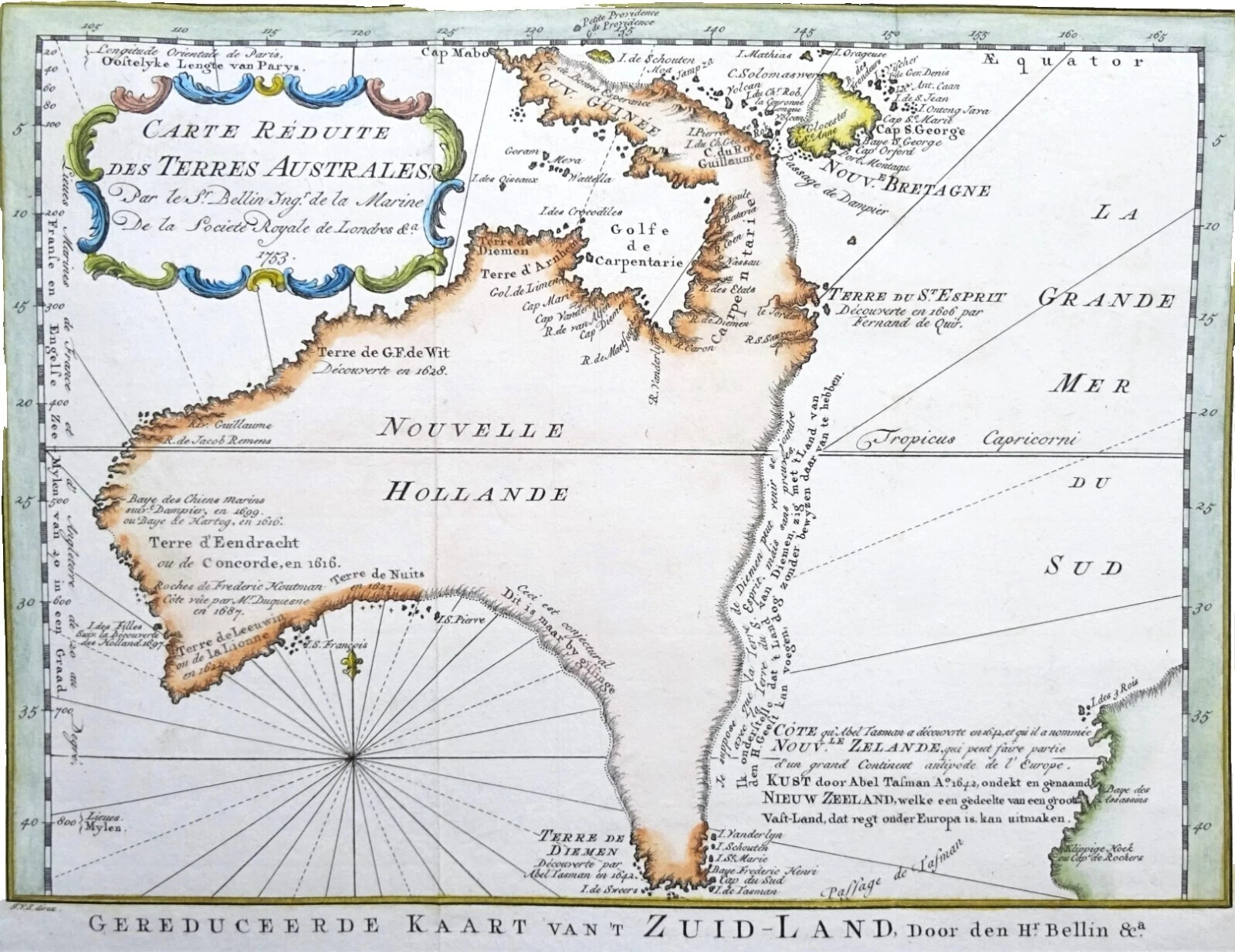 Antique Australia/Oceania Topographical Maps
