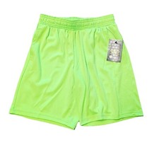 ATHLETIC WORKS BOYS GREEN MESH SHORT SIZE 6/7
