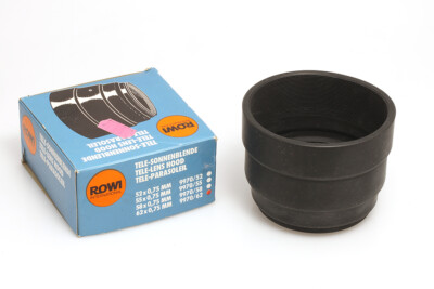 ROWI Gummi Tele-Sonnenblende / Rubber Tele-Lens Hood E62