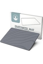 Stone Bath Mat Diatomaceous Earth Shower Mat, Non Slip Super Absorbent Quick Dry