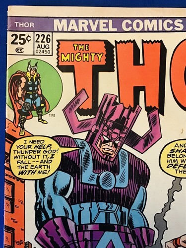 Thor #226 (1974) 2nd Firelord; Galactus APP; MVS#58-The Mandarin; Marvel; VG/FN - 第 3/12 張圖片