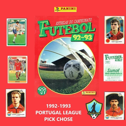 1992/1993 Portugal Estrelas do Campeonato Panini pick choose Panini
