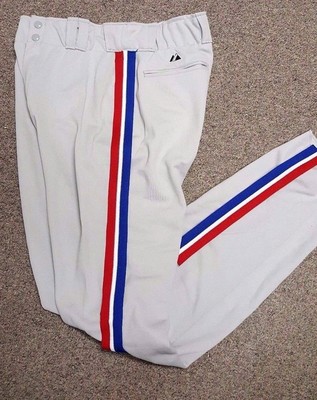 MONTREAL EXPOS AUTHENTIC THROWBACK BASEBALL PANTS TRIM FREE SHIP