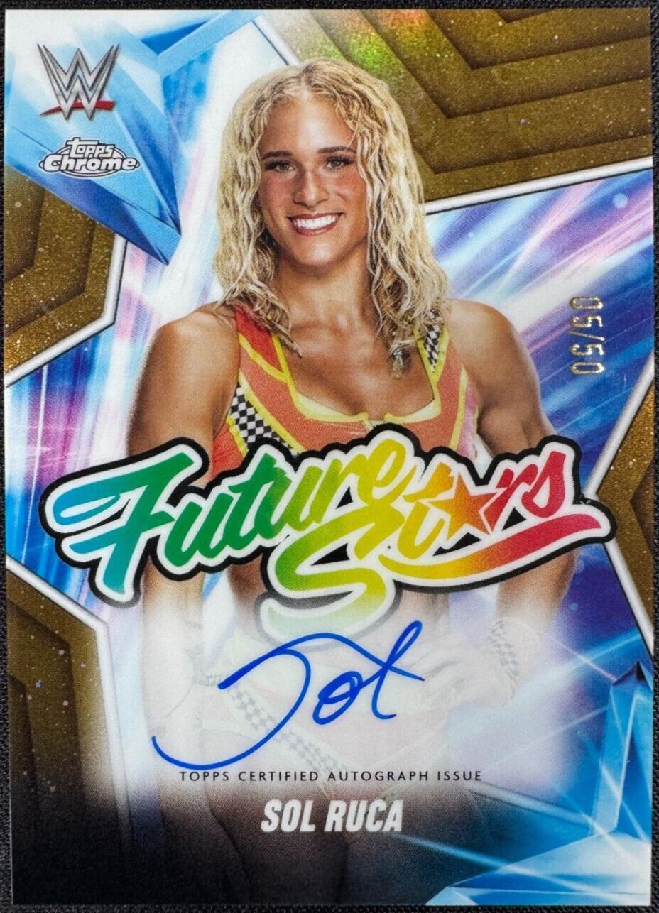 2025 Topps Chrome WWE - Sol Ruca #FSA-SR for sale | eBay
