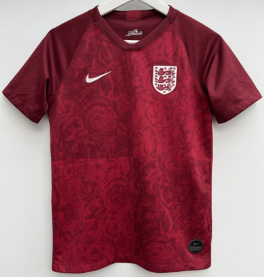 England Löwinnen 2020 Auswärts Fußball Trikot Nike Rot Mädchen Große 12-13 Jahre L