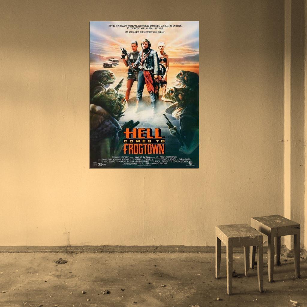 68999 Hell Comes Frogtown Roddy Piper Julius LeFlore Wall Decor Print Poster