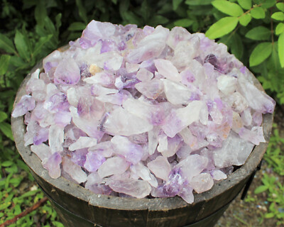 5 lb Amethyst Crystal Points: 'B' Grade Natural Point & Pieces Wholesale Bulk 