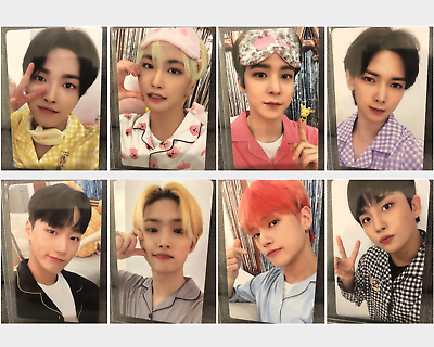 ATEEZ THE WORLD EP:1 MOVE beatroad pajamas Photocard PC ATEEZ THE WORLD EP:1 MOVE beatroad pajamas Photocard PC