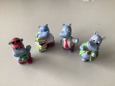 4 Happy Hippos Ü-Eier Figuren Überraschungsei