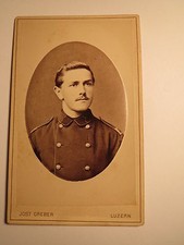 Luzern - Soldat ? in Uniform - Portrait / CDV Schweiz