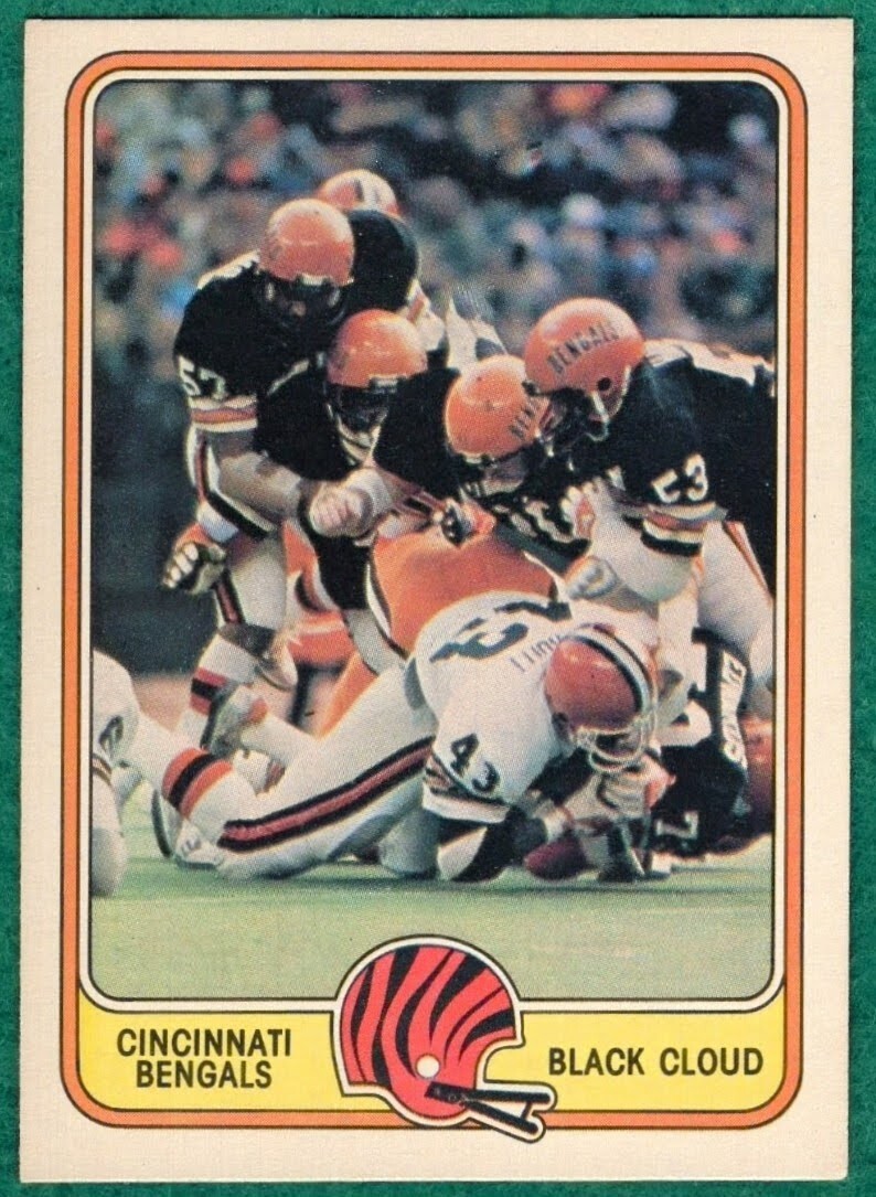 Black Cloud - 1981 Fleer Team Action #10 - Cincinnati Bengals Football Card