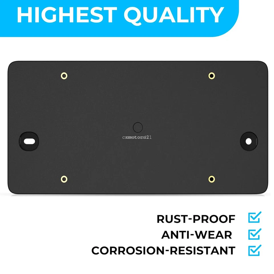 Rear License Plate Bracket Tag Holder for 2013-2023 AUDI A4 S4 RS4 A5 S5 Q5 RS5 Foto 2 de 4