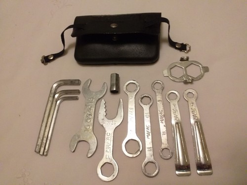 Vintage MAFAC 12-piece cycle toolkit - very good condition