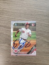 Eric Yang Autograph Signed 2019 Bowman 1st Cincinnati Reds