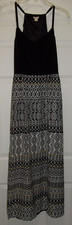J.Crew Women's Maxi Dress Sleeveless Tank Side Zip Black Size 4 Side Slit