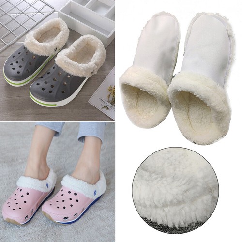 Replacement Fur Insoles Liner Furry Inserts For Mammoth Shoes Clogs ☋ - Picture 3 of 13