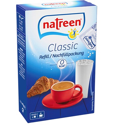 Natreen Classic Feine Süße Nachfüllpack Süßstoff 1500 Tabs Tabletten Tafelsüße
