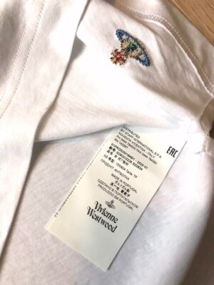Vivienne Westwood T-shirt Short-sleeved Size XS White Graphic