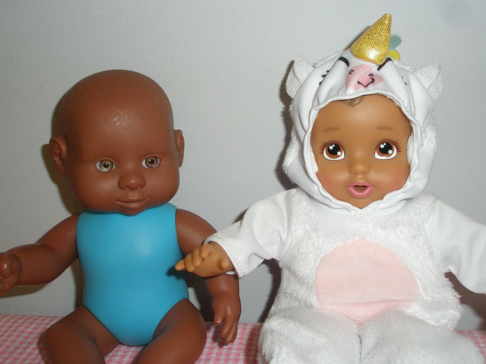 Adorable All Vinyl and Vinyl & Cloth African American Baby Doll Lot