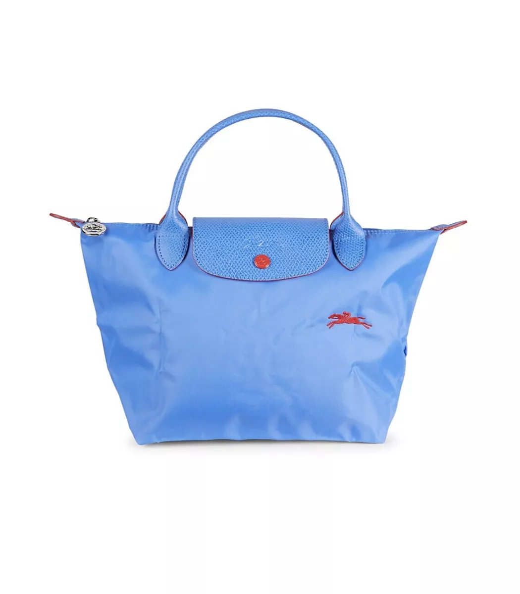 Longchamp Le Pliage Neo Small Nylon Short Handle Tote in Blue