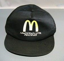 NEW Vintage McDonalds Racing Black Cap Made In the USA