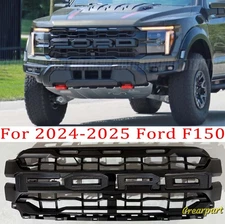 Raptor Style Grille For Ford F150 Grill 2024 2025 W/LED +Letter & Camera Bracket