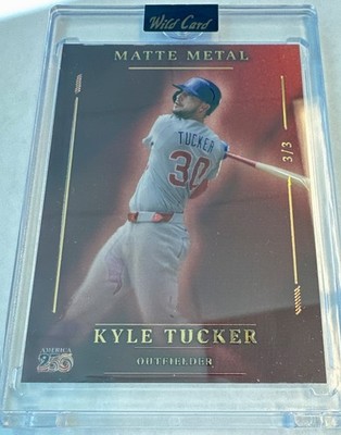 Wild Card 2026 Matte Metal Kyle Tucker Houston Astros MM250REa4-KT /3