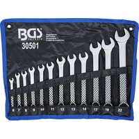 BGS Maul-RingschlüSsel-Satz SW 6 - 22 Mm 12Tlg. - 30501
