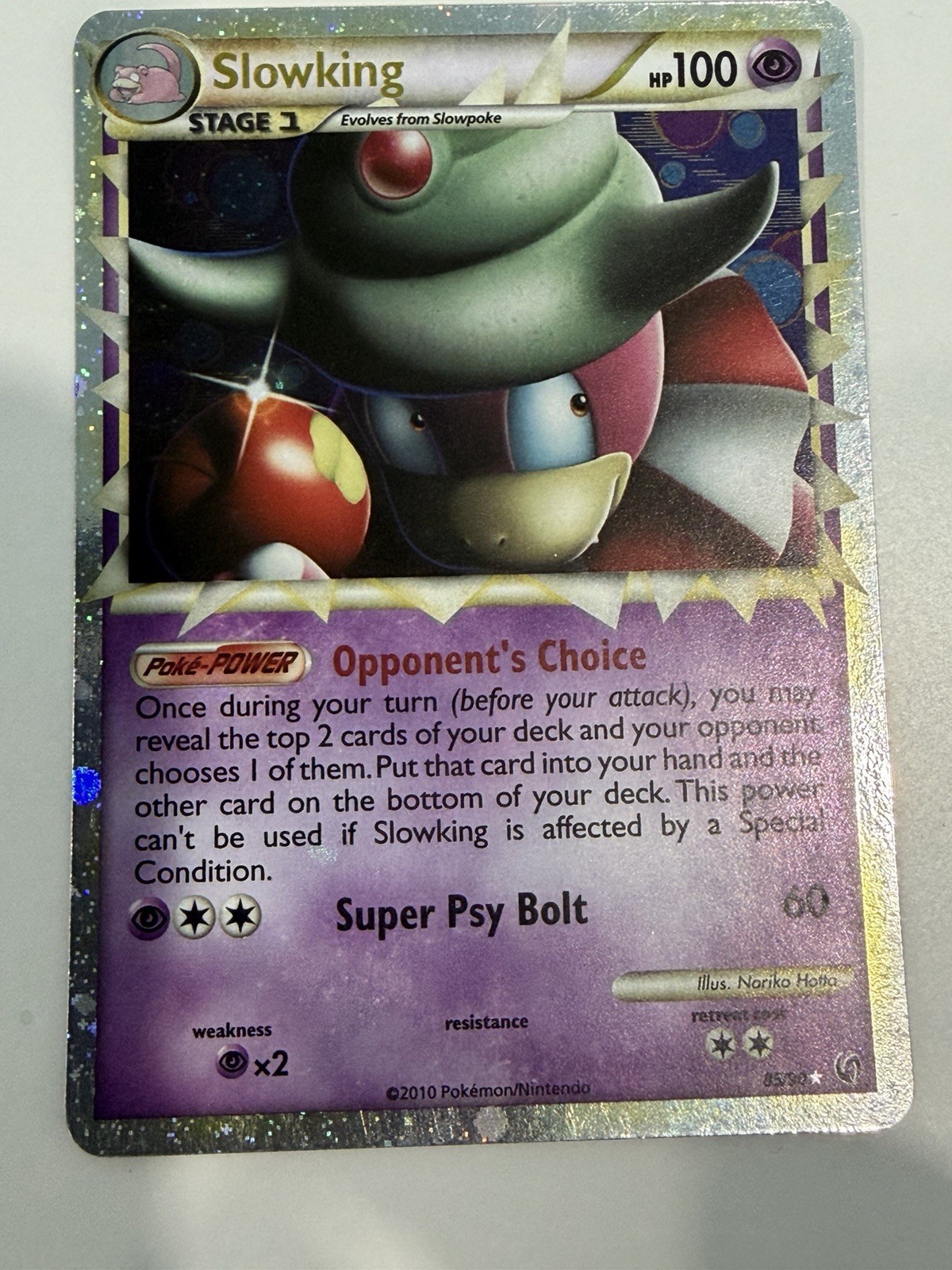 Slowking (Prime) 85/90 Undaunted Holo NM-