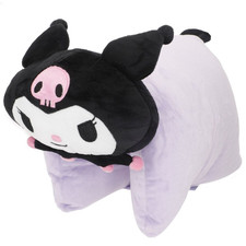 CUSCINO PELUCHE KUROMI HELLO KITTY SANRIO 45X28 CM MORBIDO TRASFORMABILE 3D