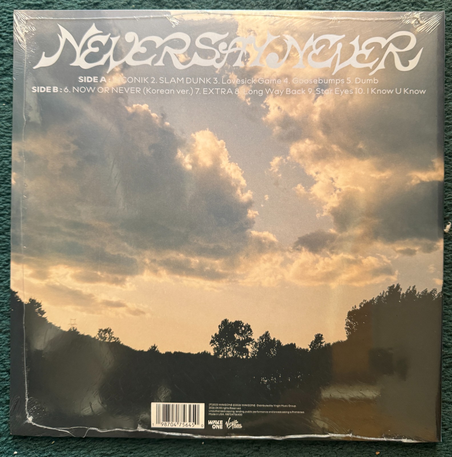 ZEROBASEONE - Never Say Never Vinyl LP Record Store Day 2026 KPop