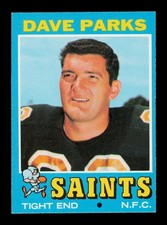 1971 Topps #37 Dave Parks New Orleans Saints EX