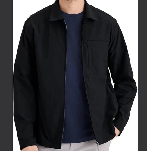 Dockers GO Men's Softshell Jacket Black XL 300 Warmth Full Zip Regular Fit - product listing photo