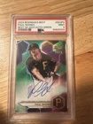 2023 BOWMANS BEST PAUL SKENES BEST OF 2023 AUTO GREEN ROOKIE /99 PSA 9