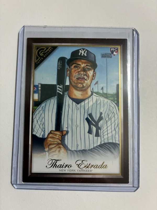 2019 Topps Gallery - Thairo Estrada #146 Canvas Wood (RC)