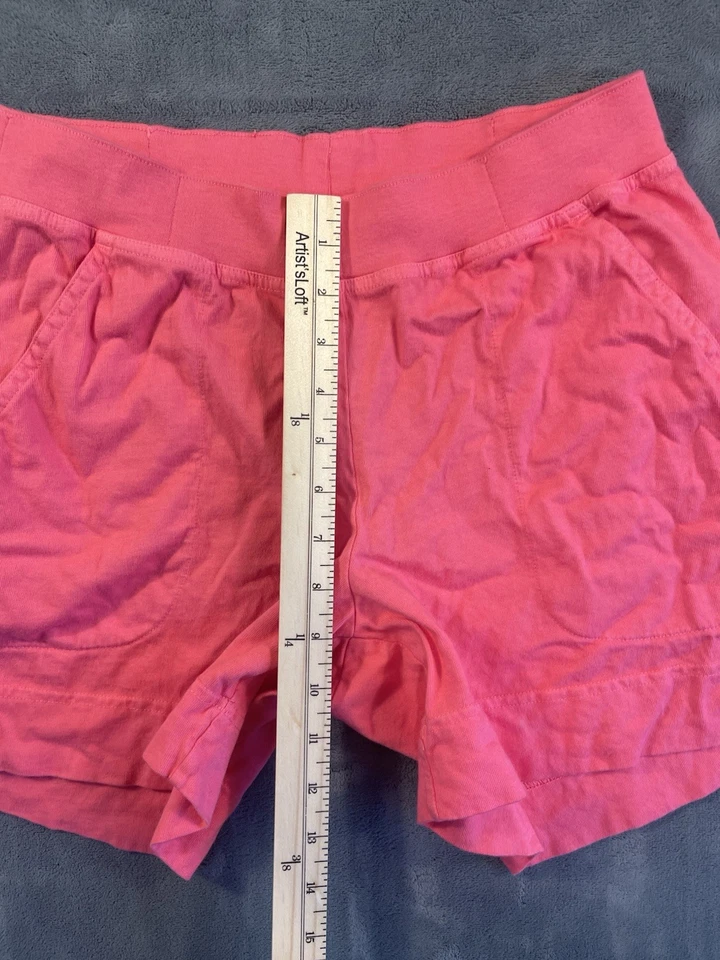 Fresh Produce Shorts Women's 16S* Pink SM Athletic 100% Cotton Made in USA - Image 3 of 4